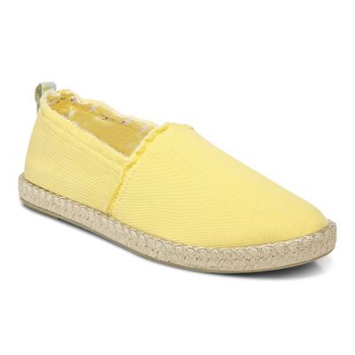 Vionic Laguna Espadrille Gula | 9LlyGGXb