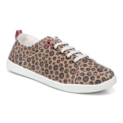 Vionic Pismo Vanliga Sneaker Bruna | KEdS0y41