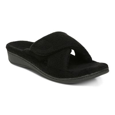 Vionic Relax Slippers Svarta | jsWLqDdw